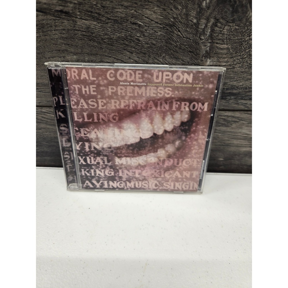 Alanis Morissette Supposed Former Infatuation Junkie CD 1998 Alternative Rock
